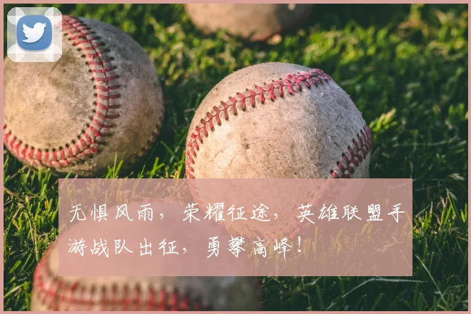 无惧风雨，荣耀征途，英雄联盟手游战队出征，勇攀高峰！